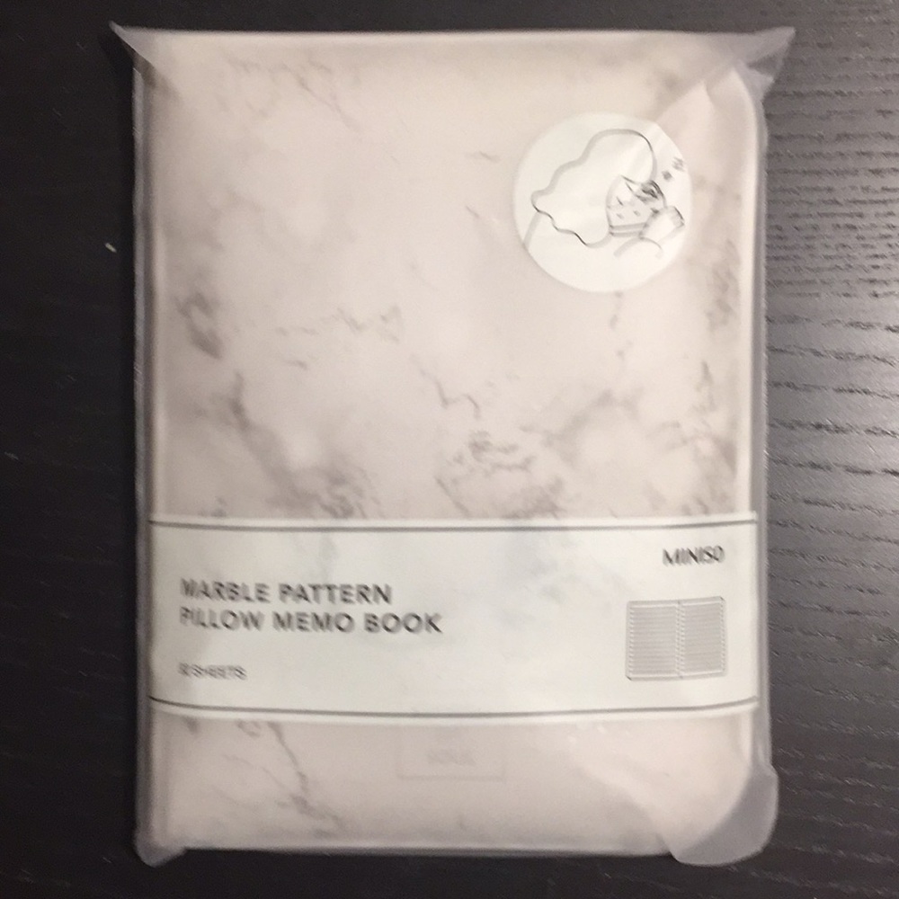 Marble look wrist rest and notebook NIP